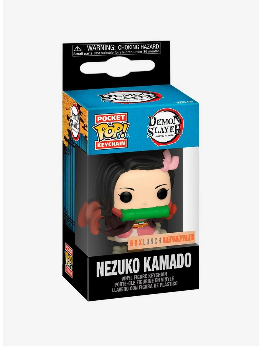 Television Funko Pocket Pop! Demon Slayer: Kimetsu No Yaiba Nezuko Kamado (Running) Vinyl Keychain - BoxLunch Exclusive 4 Television Funko Pocket Pop! Demon Slayer: Kimetsu No Yaiba Nezuko Kamado (Running) Vinyl Keychain - BoxLunch Exclusive - Image 2