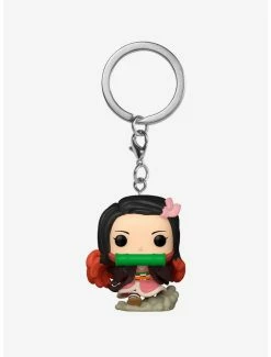 Television Funko Pocket Pop! Demon Slayer: Kimetsu No Yaiba Nezuko Kamado (Running) Vinyl Keychain - BoxLunch Exclusive