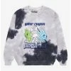 Pokémon Galar Region Starters Group Tie-Dye Crewneck - BoxLunch Exclusive -boxlunch store 18736916 hi
