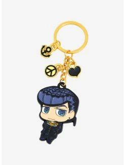 Television JoJo's Bizarre Adventure: Diamond Is Unbreakable Chibi Josuke Higashikata Enamel Keychain - BoxLunch Exclusive