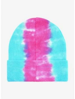 Marvel Spider-Man Spider-Gwen Tie-Dye Cuff Beanie - BoxLunch Exclusive -boxlunch store 18806398 av1