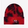 Marvel Spider-Man Chibi Spider-Man Tie-Dye Cuffed Beanie - BoxLunch Exclusive