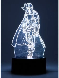 Television Star Wars The Mandalorian Mando LED Acrylic Light