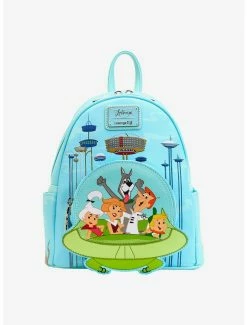 Television Loungefly The Jetsons Group Portrait Spaceship Mini Backpack