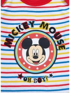 Television Disney Mickey Mouse Oh Boy Striped Infant One-Piece - BoxLunch Exclusive 7 Television Disney Mickey Mouse Oh Boy Striped Infant One-Piece - BoxLunch Exclusive -boxlunch store 19676996 av2