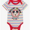 Television Disney Mickey Mouse Oh Boy Striped Infant One-Piece - BoxLunch Exclusive -boxlunch store 19676996 hi