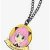 Television Spy X Family Anya Circle Portrait Necklace - BoxLunch Exclusive -boxlunch store 19801024 hi