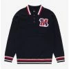Television Disney Mickey Mouse Letterman Collared Sweater - BoxLunch Exclusive -boxlunch store 19962858 hi