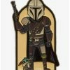 Television Star Wars The Mandalorian Chibi Mando & Grogu Enamel Pin - BoxLunch Exclusive -boxlunch store 19995779 hi