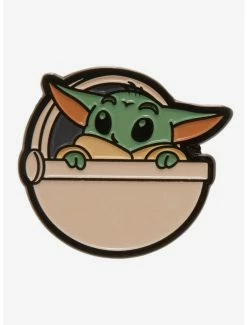 Television Star Wars The Mandalorian Chibi Grogu Enamel Pin - BoxLunch Exclusive