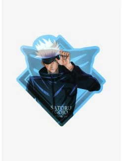 Television Jujutsu Kaisen Satoru Gojo Portrait & Symbol Lenticular Sticker - BoxLunch Exclusive