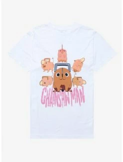 Television Chainsaw Man Pochita Portrait T-Shirt - BoxLunch Exclusive