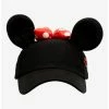 Television Disney Minnie Mouse Figural Curl Cap -boxlunch store 20430956 hi